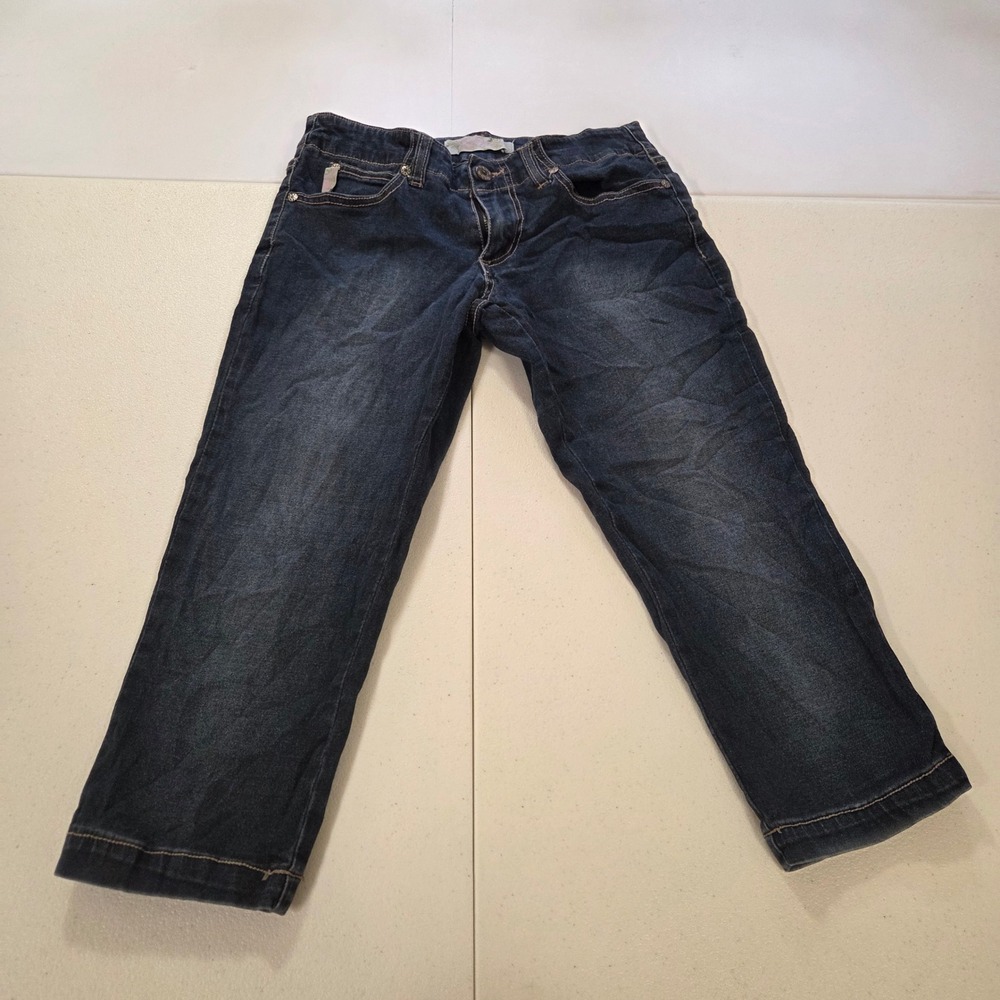 Tyte Jeans Dark Wash Slim Tapered Cropped Denim J1763BJL Blue Size 5